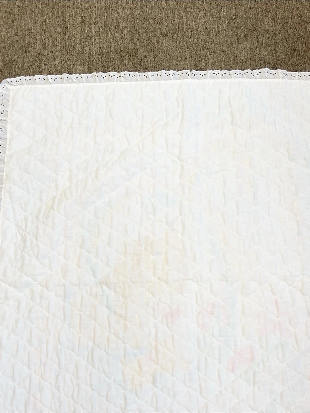 Vintage Care Bears Brave Heart Lion Blanket/Quilt Love Makes Everyday Beautiful